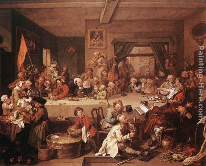 William Hogarth An Election Entertainment